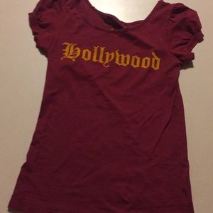 Vintage red Hollywood small t-shirt